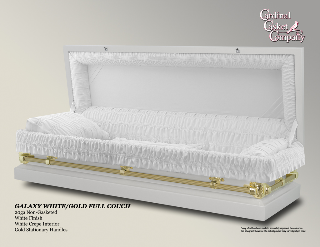 Galaxy White Gold Full Couch